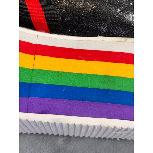 Cape Robbin womens 9M rainbow platform wedge Sneakers - Picture 8 of 12